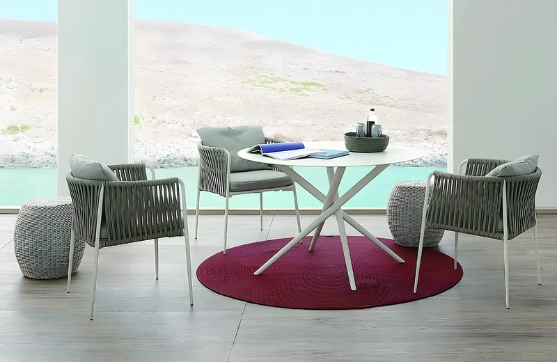 Outdoor dining furniture from the Kordia catalogue